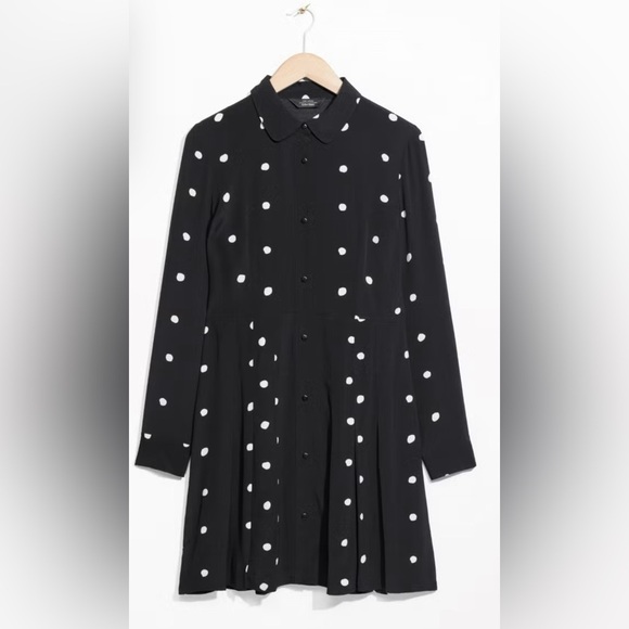 And Other Stories Pleated Shirt-Dress - Picture 1 of 7